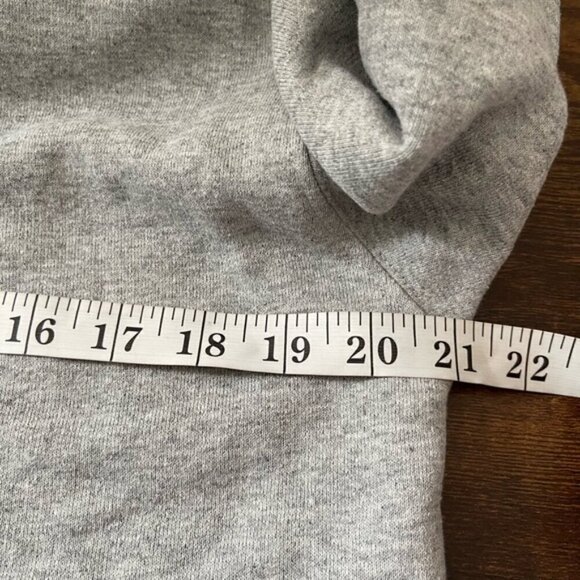 Superdry Ana High Neck Crew Sweatshirt grey oversized cotton blend slouchy 4 - Picture 11 of 14